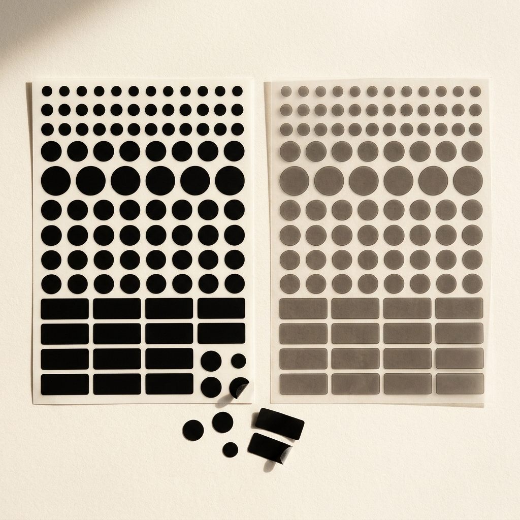 Sheet of Blackout Dots LED covers