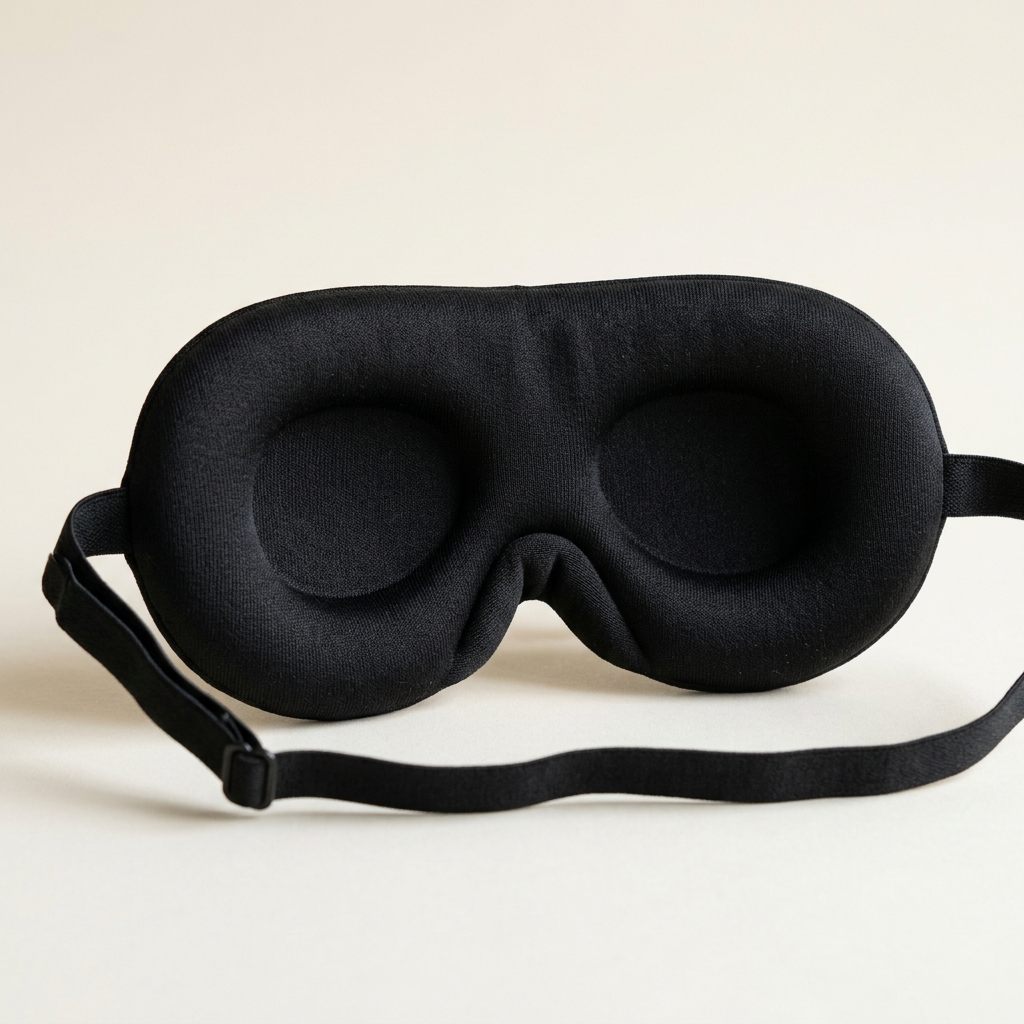 Inside of the Contour Mask showing two deep molded eye cups and the foam nose bridge