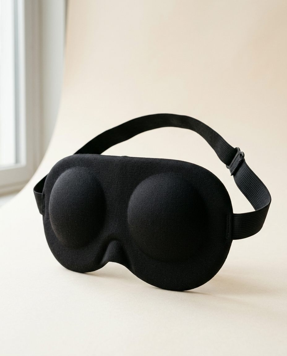 Contour Mask in Midnight, outside view